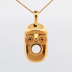 Mask of Hidden Words (18 Karat Vergoldet)